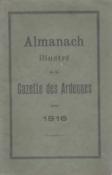 Almanach illustr de la Gazette des Ardennes pour 1916