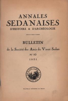 Annales Sedanaises N° 10, 1951