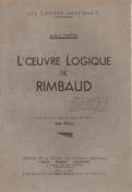 L'oeuvre logique de Rimbaud , Andr Dhotel