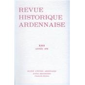 Revue Historique Ardennaise 1978 N 13