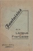Fantaisies de la langue franaise, Gustave Gobert