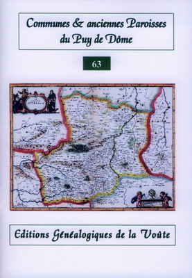 Communes et anciennes paroisses du Puy de Dôme