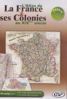 Atlas de la France et ses colonies au XIX° siècle