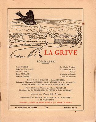 La Grive N° 51, octobre 1946