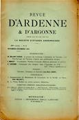 Revue d'Ardenne et d'Argonne 1911 N° 1