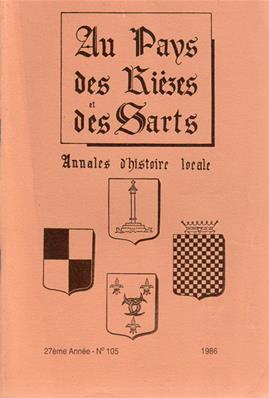 Au Pays des Rièzes et des Sarts 1986 N° 105