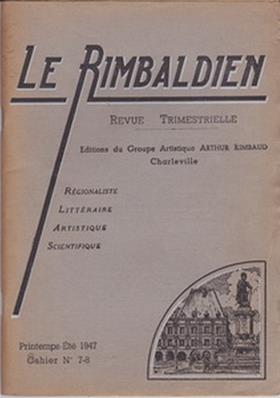 Le Rimbaldien N° 7-8 , printemps été 1947 
