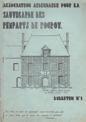 Association ardennaise pour la sauvegarde des remparts de Rocroy bulletin N° 1