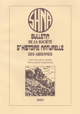 Bulletin de la Société d'Histoire Naturelle des Ardennes N° 92