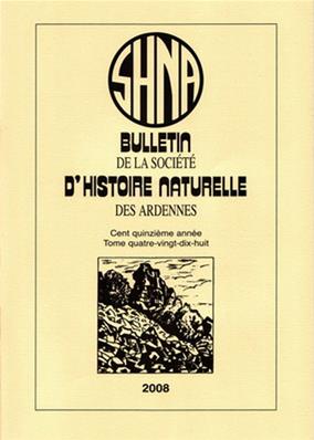 Bulletin de la Société d'Histoire Naturelle des Ardennes N° 98
