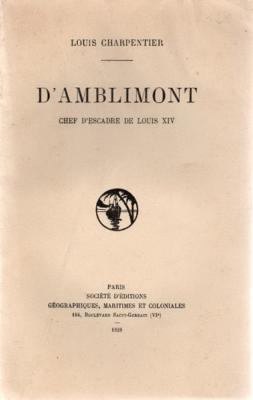 D'Amblimont, chef d'escadre de Louis XIV , Louis Charpentier