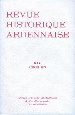 Revue Historique Ardennaise 1979 N° 14