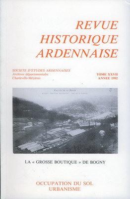 Revue Historique Ardennaise 1992 n° 27