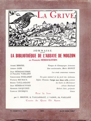 La Grive N° 134 avril 1967