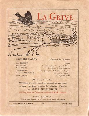 La Grive N° 40, avril 1938