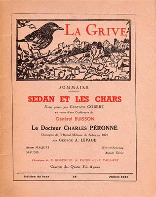 La Grive N° 58 édition de luxe