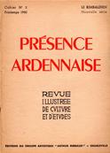 Présence Ardennaise N° 2 printemps 1950