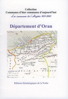 Les communes d'Algérie: département d'Oran