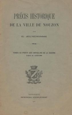Précis historique de la ville de Nouzon, E. Jeunehomme