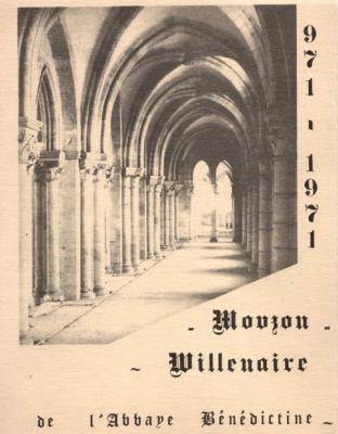 971-1971 Mouzon Millénaire de l'Abbaye Bénédictine