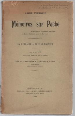 Mémoires sur Pache, Louis Pierquin