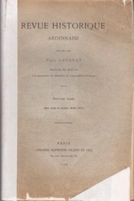 Revue Historique Ardennaise 1902