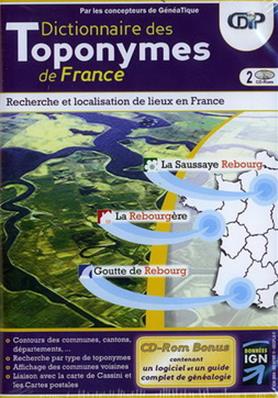 Dictionnaire des toponymes de France