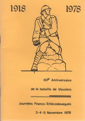 60 -ème anniversaire de la bataille de Vouziers 1918.1978