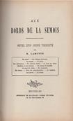 Aux bords de la Semois,E. Lamotte