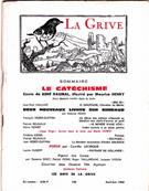 La Grive N° 138, avril 1968