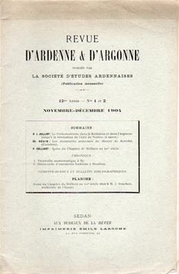 Revue d'Ardenne et d'Argonne 1904 N° 1 / 2