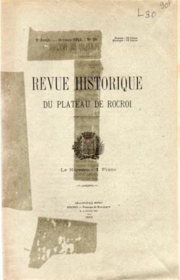 Revue historique du plateau de Rocroi N° 20