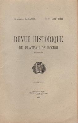 Revue Historique du Plateau de Rocroi N° 88