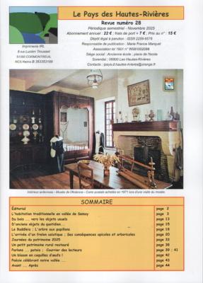Le Pays des Hautes Rivières N° 28