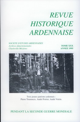 Revue Historique Ardennaise 1995 N° 30