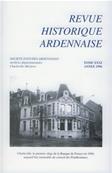 Revue Historique Ardennaise 1996 N° 31