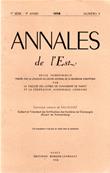 Annales de l'Est 1962 N° 2