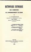 Dictionnaire historique des communes de l'arrondissement de Sedan