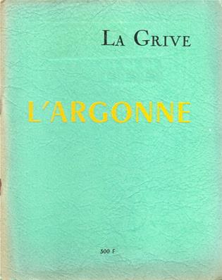 La Grive N° 98, avril 1958