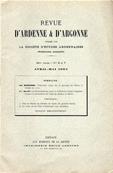 Revue d'Ardenne et d'Argonne 1904 N° 6 / 7