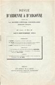 Revue d'Ardenne et d'Argonne 1904 N° 10 / 11