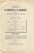 Revue d'Ardenne et d'Argonne 1902 N° 7 / 8