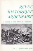 Revue Historique Ardennaise 1970 N° 3