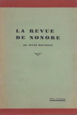 La revue de Nonore, Jules Rousseau