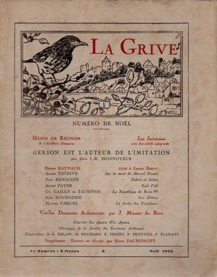La Grive N° 6 à 13, 1930-1931