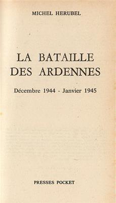 La bataille des Ardennes,Michel Herubel