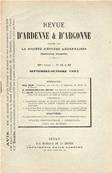 Revue d'Ardenne et d'Argonne 1905 N° 11 / 12