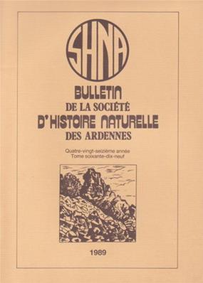 Bulletin de la Société d'Histoire Naturelle des Ardennes N° 79