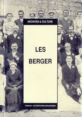 Dictionnaire patronymique : Les Berger