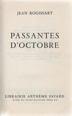 Passantes d'octobre